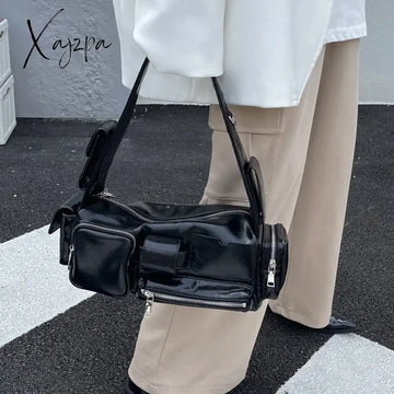Simple Pu Leather Branded Multi-Function Crossbody Handbags And Purses Spring Womenโs Designer